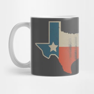 Texas State Pride - Rustic Lone Star Graphic Mug